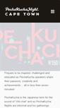 Mobile Screenshot of pechakucha-capetown.com